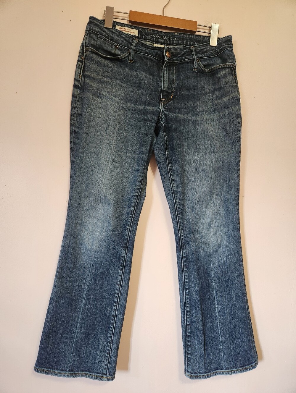 Vintage 2008 Banana Republic Urban Boot Cut Jeans Size 6P Y2K Denim GUC